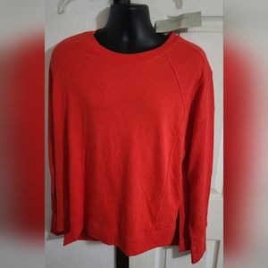Sweaty Betty After Class Oversized Sweatshirt Size XL - Red